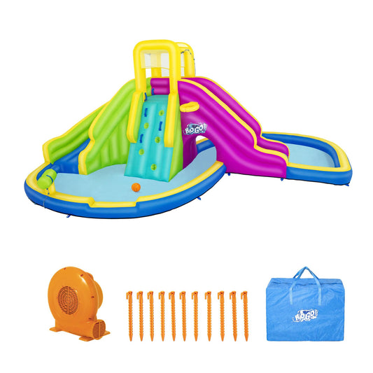 H2OGO Funfinity Inflatable Mega Water Park w/Blower Pump - 296179