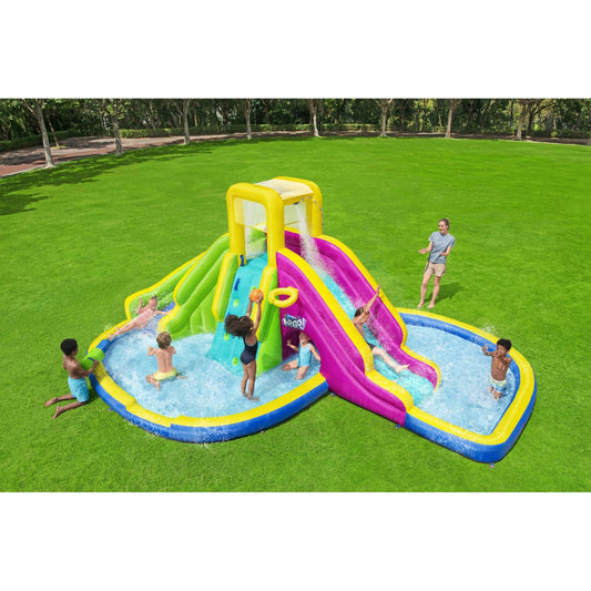 H2OGO Funfinity Inflatable Mega Water Park w/Blower Pump - 296179