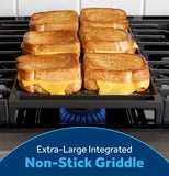 GE APPLIANCES GGF600AVSS GE(R) 30" Free-Standing Gas Convection Range with No Preheat Air Fry and EasyWash(TM) Oven Tray - GGF600AVSS-KT
