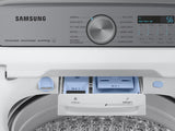 SAMSUNG 5.4 cu. ft. Smart Top Load Washer with Pet Care Solution and Super Speed Wash in White - WA54CG7150AW-KT