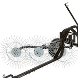 Yard Tuff ACR-600T 55 Inch Steel Tow Behind Acreage Rake with Pin Style Hitch - 276286