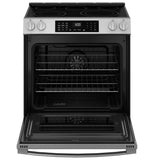 GE APPLIANCES GRS600AVFS GE(R) 30" Slide-In Electric Convection Range with No Preheat Air Fry and EasyWash(TM) Oven Tray - GRS600AVFS-KT