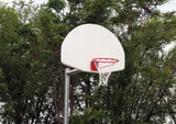 iDeal Sportsplay Sturdy Basketball Goal, Adjustable or Permanent, with Backboard Options - 541-656