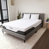 DynastyMattress CoolBreeze 12 Inch Essential Sleep Air Gel Infused Memory Foam Bed Medium Firm Queen Size - 289688