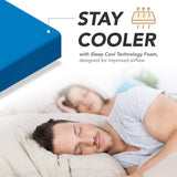 Dynasty Mattress 14.5 Inch CoolBreeze Gel Memory Plush Queen Size Foam Mattress Bed - 289691