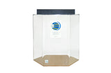 ADVANCE AQUA TANKS Clear for Life Acrylic Hexagon Aquarium - 12 Gallon