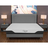 DynastyMattress CoolBreeze 12 Inch Essential Sleep Air Gel Infused Memory Foam Bed Medium Firm Twin XL Size - 299338