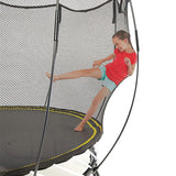 Springfree Trampoline Kids Oval 8 x 11 Ft Trampoline & FlexrHoop Basketball Game - 299720