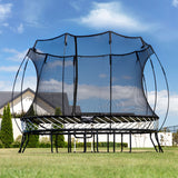 Springfree Trampoline Kids Oval 8 x 11Ft Trampoline & FlexrStep V2 Safety Ladder - 299723