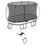 Springfree Trampoline Kids Oval 8 x 13Ft Trampoline & FlexrStep V2 Safety Ladder - 299727