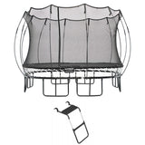 Springfree Trampoline Kids Square 11 Ft Trampoline & FlexrStep V2 Safety Ladder - 299775