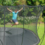Springfree Trampoline Kids Square 11 Ft Trampoline & FlexrStep V2 Safety Ladder - 299775