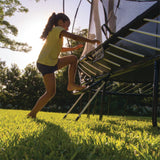 Springfree Trampoline Kids Square 11 Ft Trampoline & FlexrStep V2 Safety Ladder - 299775