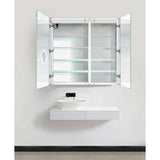 Krugg Svange 4242L 42″ X 42″ LED Medicine Cabinet with Dimmer & Defogger SVANGE4242L