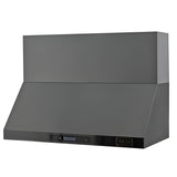 Kucht Professional 48" Wall Mount Range Hood 1,200 CFM in Titanium Stainless Steel - KRH483A-C