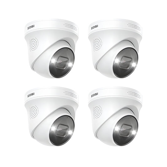 Zosi C225 4K Starlight PoE IP Camera + Optional Cloud/Local Storage - C22545