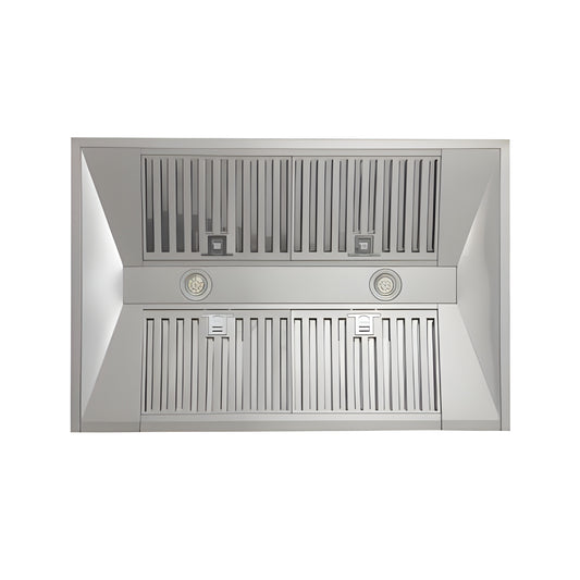 Kucht Professional 30" Wall Mount Range Hood 900 CFM in White - KRH3015-W