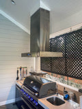 Proline PLFI 755 Island Range Hood, 1100 CFM, Outdoor – Stainless Steel
