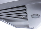 Proline Low Profile Under-Cabinet Range Hood, Ducted, 900 CFM, Modern design Stainless Steel Finish Proline - PLJW 125
