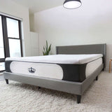 DynastyMattress 14.5” Inch CoolBreeze Plush Medium Soft Gel Memory Foam Mattress Bed, Size Twin USA Made - 300863