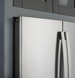 GE PJE23BYWFS Profile 23.2 Cu. Ft. Smart Counter-Depth 4-Door French-Door Refrigerator, Dual-Dispense AutoFill – PJE23BYWFS-KT