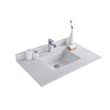 Laviva White Quartz Countertop - 313SQ1H-24-WQ