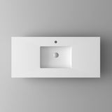 Laviva VIVA Stone Matte White Countertop - 313SQ1HSS-24-MW