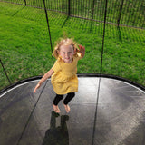 Springfree 6' x 9' Oval Outdoor Backyard Trampoline with FlexiNet and Soft Edge - 318740
