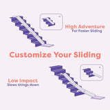 Stairslide Original Stair Mounted Kids Indoor Slide for 9 to 12 Stairs (8 Pack) - 323196