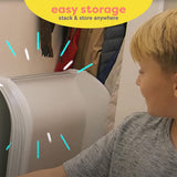 Stairslide Original Stair Mounted Kids Indoor Slide for 9 to 12 Stairs (8 Pack) - 323196
