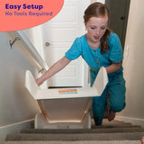 Stairslide Original Stair Mounted Kids Indoor Slide for 9 to 12 Stairs (8 Pack) - 323196