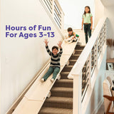 Stairslide Original Stair Mounted Kids Indoor Slide for 9 to 12 Stairs (8 Pack) - 323196