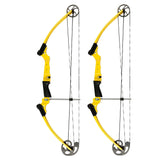 Genesis Archery Original Adjustable Right Handed Compound Bow, Yellow (2 Pack) - 323568