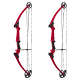 Genesis Archery Compound Bow Adjustable Sizing for Right Handed, Red (2 Pack) - 323622