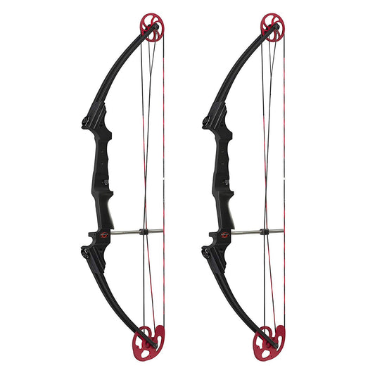 Genesis Archery Compound Bow Adjustable Sizing for Left Handed, Black (2 Pack) - 323649