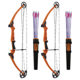 Genesis Archery Original Left Hand Compound Bow Kit w/Arrows & Quiver (2 Pack) - 323650