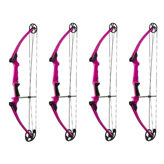 Genesis Archery Compound Bow Adjustable Sizing for Right Handed, Purple (4 Pack) - 323668