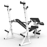Marcy Weight Bench, Home Gym Exercise Equipment Workout Machine, White(Open Box) - 399882