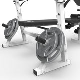 Marcy Weight Bench, Home Gym Exercise Equipment Workout Machine, White(Open Box) - 399882