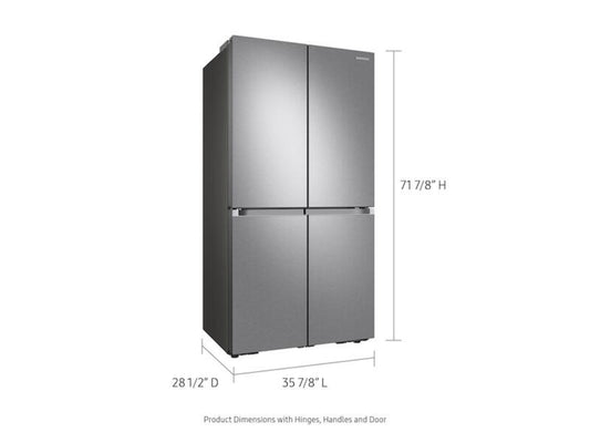Samsung 23 cu. ft. 4-Door Flex Refrigerator, AutoFill, Dual Ice Maker - RF23A9071SR-KT