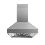 Proline Island Range Hood, Ducted, 1200 CFM, Weather Resistant 304 Stainless Steel - PLGI 104 304SS