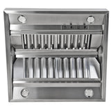 Proline ProVI Island Range Hood, Outdoor Rated, Stainless