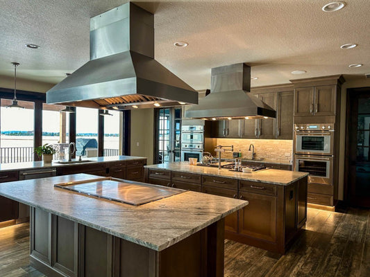 Proline ProVI Island Range Hood, Outdoor Rated, Stainless