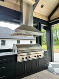 Proline ProVI Island Range Hood, Outdoor Rated, Stainless
