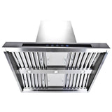 Proline PLJI 102 Island Range Hood – 1200 CFM, Stainless Steel, Outdoor Rated