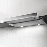 Elica - TT - Comfort - 23 9/16" W x 18" D x 1 9/16" H, Stainless - UNDERCABINET HOODS - ETT424S1
