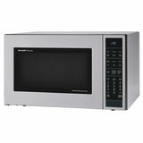 SHARP 1.5 cu. ft. 900W Sharp Stainless Steel Carousel Convection + Microwave Oven - SMC1585BS-KT