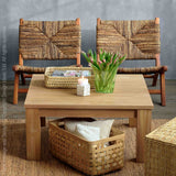 texxture Copenhagen Banana Tree Bark Chair, Wood Legs, Home Furniture, Natural - 388575