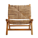 texxture Copenhagen Banana Tree Bark Chair, Wood Legs, Home Furniture, Natural - 388575