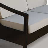 Four Seasons Courtyard Wilmette 4 Piece Sleek Deep Seating Chat Set, Neutral - 396101